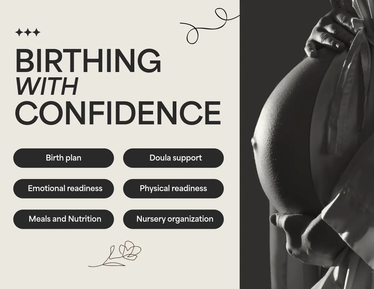 Illustrated birth support