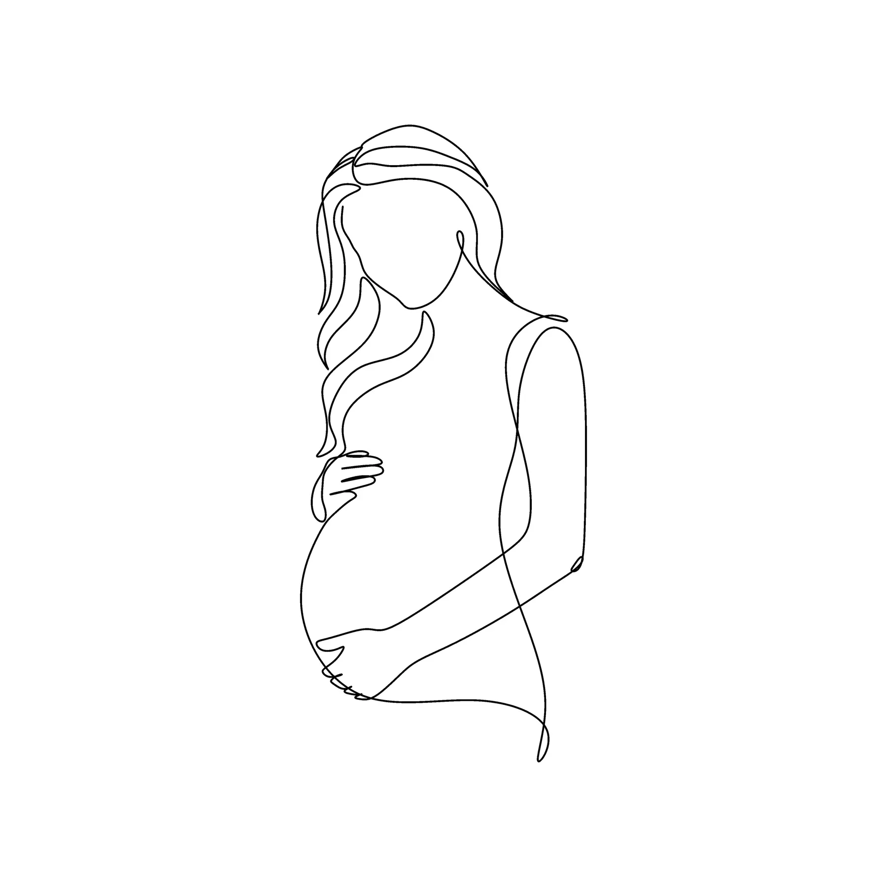 A sleeping newborn